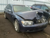 2002 BMW 745 I WBAGL63482DP55042