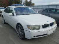 2004 BMW 745 LI WBAGN63464DS49819