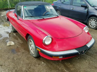 1987 ALFA ROMEO SPIDER VEL ZARBA5580H1048322