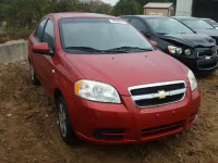 2008 CHEVROLET AVEO BASE KL1TD56608B156198