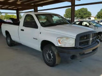 2008 DODGE RAM 1500 S 1D7HA16K48J181128