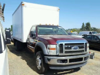 2008 FORD F550 SUPER 1FDAF56R28EC87504