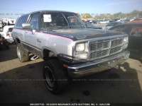 1992 DODGE RAMCHARGER AW-150 3B4GM17Z2NM513569