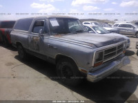 1986 DODGE RAMCHARGER AD-100 3B4GD12T9GM626618
