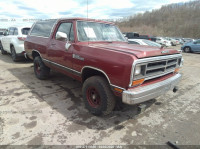 1987 DODGE RAMCHARGER AW-100 3B4GW12T9HM719182