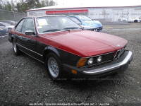 1986 BMW 635 CSI WBAEC7403G0606934
