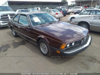 1984 BMW 633 CSI AUTOMATICATIC WBAEB8404E6996641
