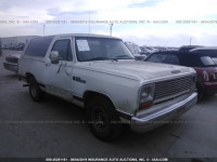 1987 DODGE RAMCHARGER AD-100 3B4GD12T3HM702058