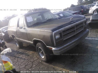 1986 DODGE RAMCHARGER AW-100 3B4GW12T1GM644461