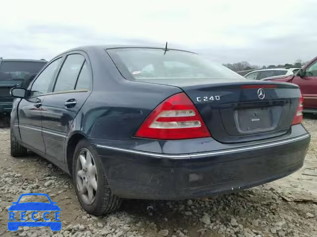 2001 MERCEDES-BENZ C 240 WDBRF61J61F082314 image 2