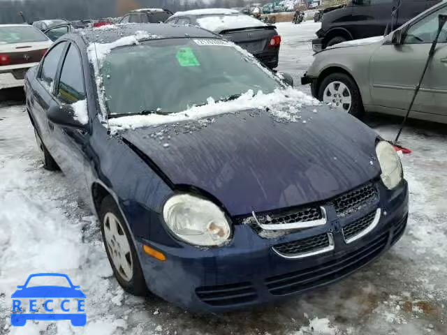 2004 DODGE NEON BASE 1B3ES26C14D638514 зображення 0