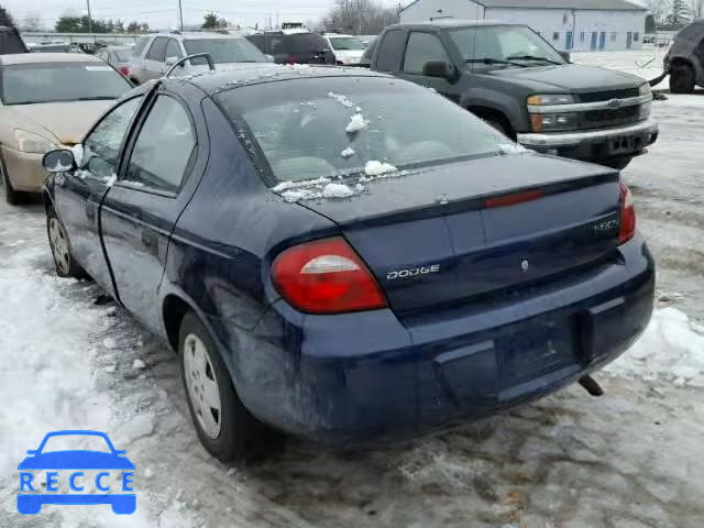 2004 DODGE NEON BASE 1B3ES26C14D638514 image 2