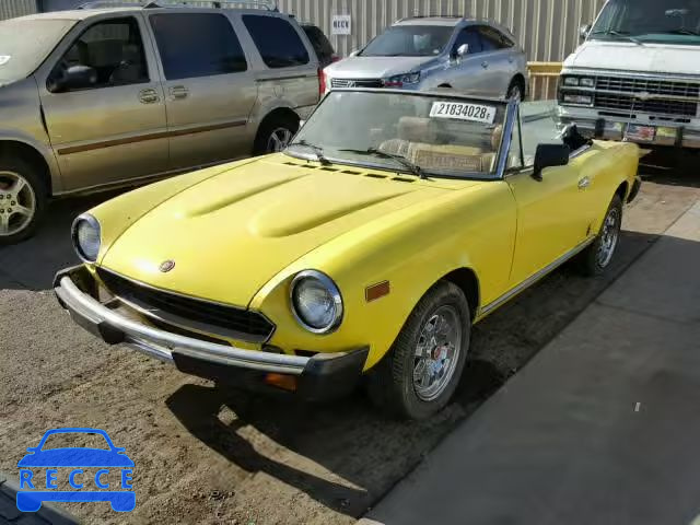 1982 FIAT 124 SPIDER ZFAAS00B9C5001601 image 1