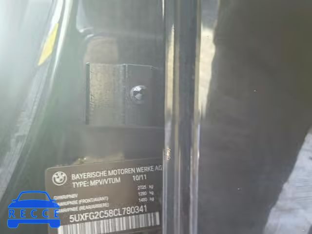 2012 BMW X6 XDRIVE3 5UXFG2C58CL780341 image 9