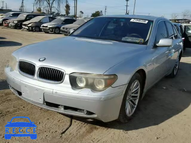 2004 BMW 745 I WBAGL63424DP71451 зображення 1