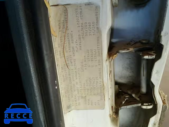 1991 GMC S15 JIMMY 1GKDT13Z6M2550522 image 9