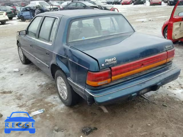 1993 DODGE SPIRIT 1B3XA46K0PF621632 зображення 2