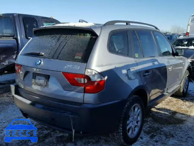 2005 BMW X3 2.5I WBXPA73405WC52361 image 3