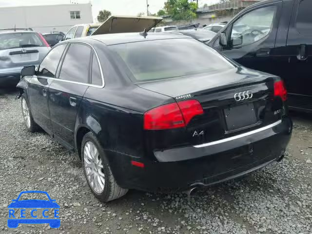 2008 AUDI A4 2.0T WAUAF78E68A165033 image 2