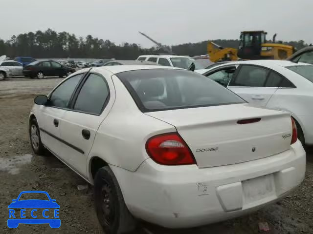 2004 DODGE NEON BASE 1B3ES26C34D588747 зображення 2