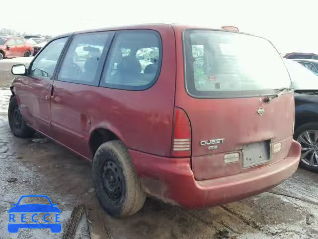 1997 NISSAN QUEST XE 4N2DN111XVD836492 image 2