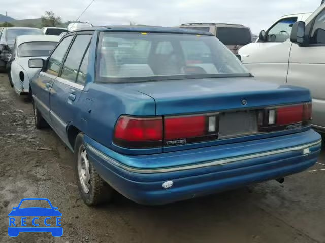 1995 MERCURY TRACER 3MASM10J2SR606673 image 2