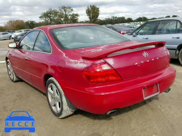 2001 ACURA 3.2CL TYPE 19UYA42631A019616 image 2