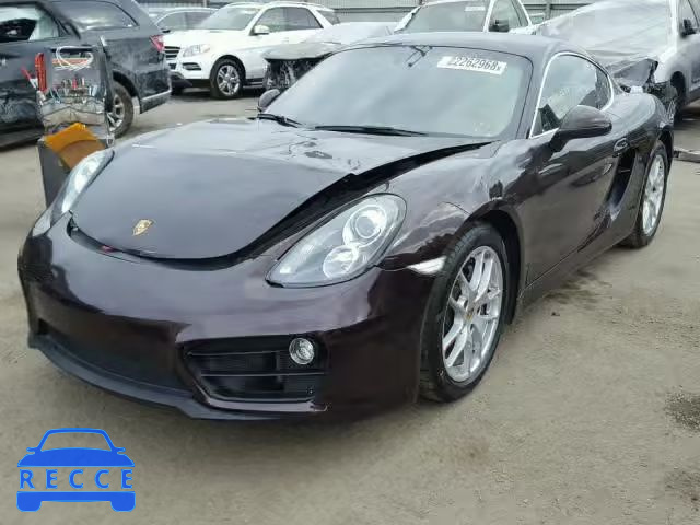 2015 PORSCHE CAYMAN WP0AA2A86FK162147 image 1