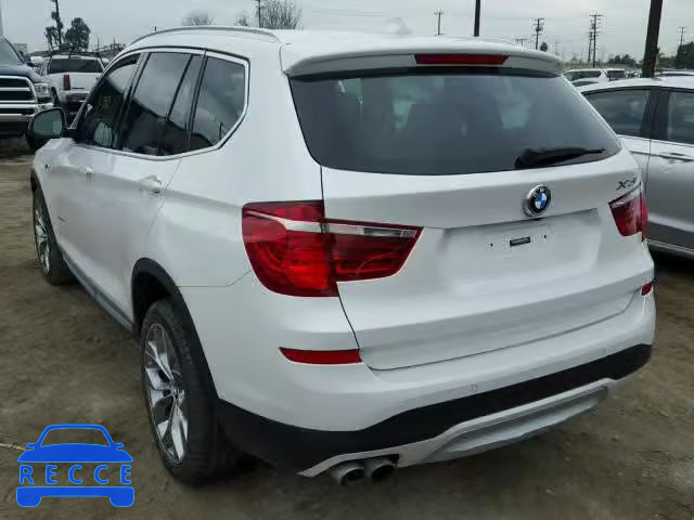 2016 BMW X3 XDRIVE3 5UXWX7C53G0S17928 Bild 2