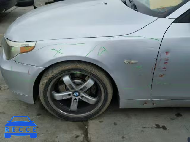 2004 BMW 545 I WBANB33564B113807 image 8