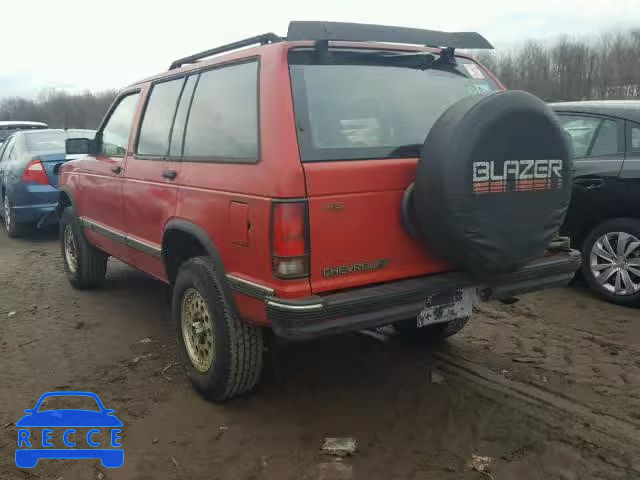 1992 CHEVROLET BLAZER S10 1GNDT13W5N2226214 image 2