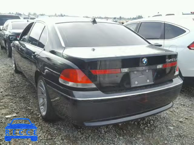 2004 BMW 745 LI WBAGN63544DS54753 image 2