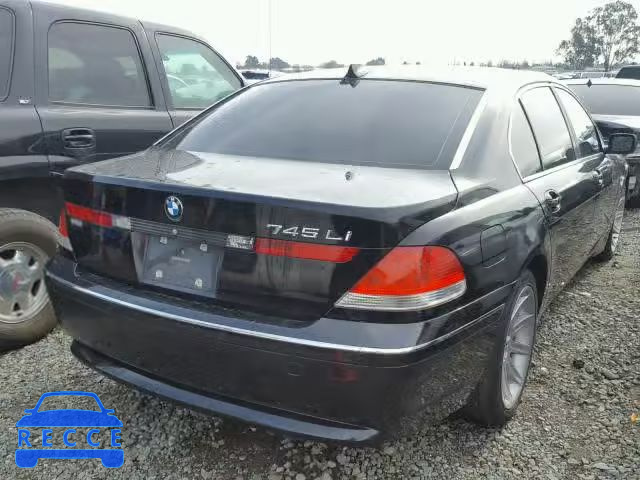 2004 BMW 745 LI WBAGN63544DS54753 зображення 3