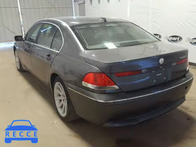 2004 BMW 745 LI WBAGN63524DS51835 image 2