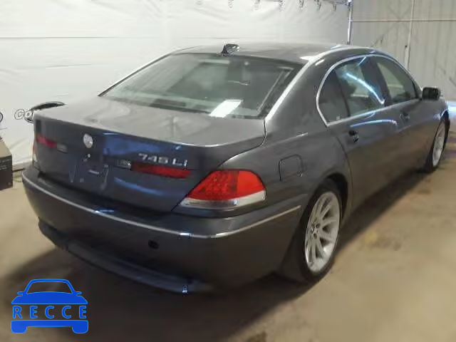 2004 BMW 745 LI WBAGN63524DS51835 зображення 3