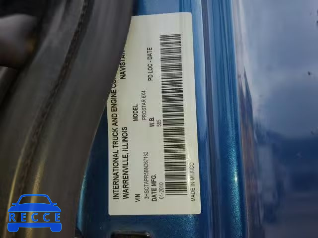2011 INTERNATIONAL PROSTAR 3HSCTAPR5BN267182 image 9