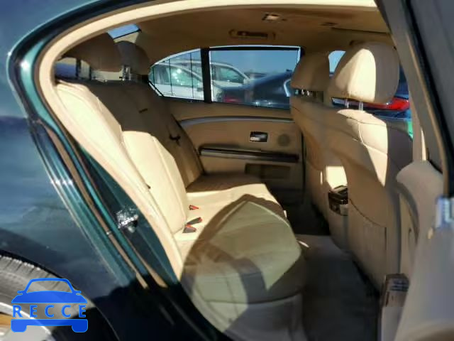 2006 BMW 750 I WBAHL83566DT04920 зображення 5