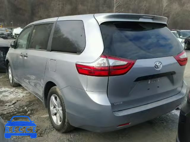 2017 TOYOTA SIENNA BAS 5TDZZ3DC8HS780051 image 2