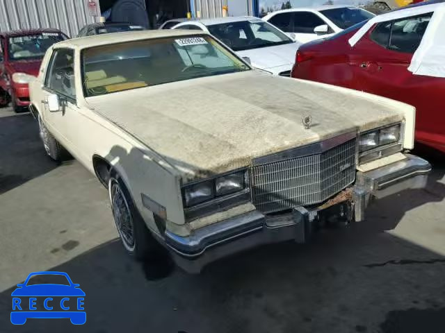 1984 CADILLAC ELDORADO 1G6AL578XEE630187 зображення 0