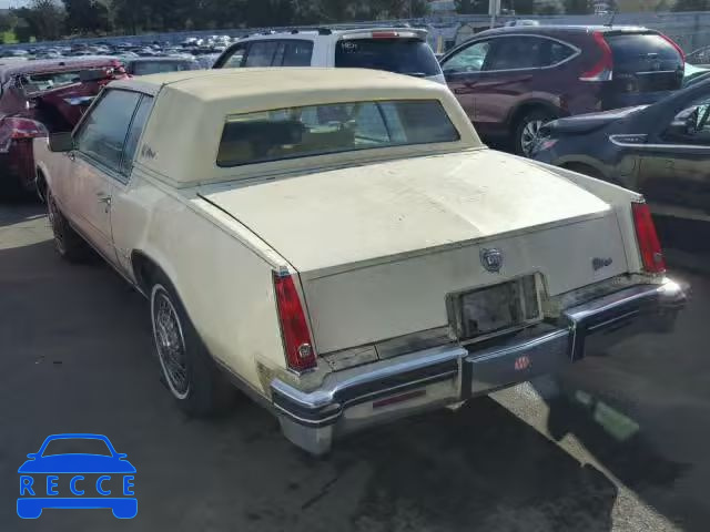 1984 CADILLAC ELDORADO 1G6AL578XEE630187 image 2