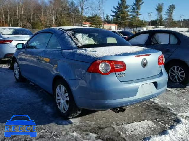 2008 VOLKSWAGEN EOS TURBO WVWAA71F98V046907 image 2