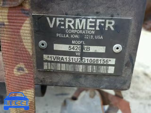 2016 VERM HAYBALER 1VRA131U2G1008156 image 9