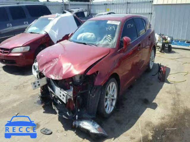 2012 LEXUS CT 200 JTHKD5BH0C2111913 зображення 1