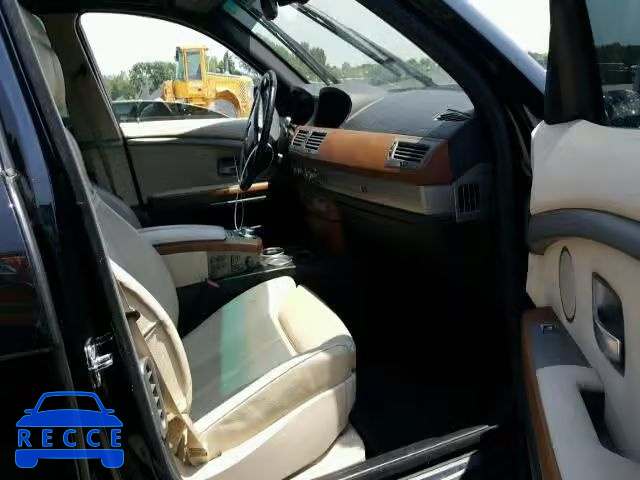 2006 BMW 750 I WBAHL83556DT06173 зображення 4