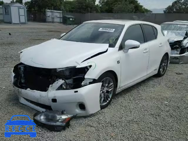 2012 LEXUS CT 200 JTHKD5BH7C2052911 image 1