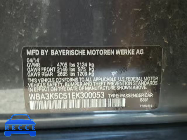 2014 BMW 328 D WBA3K5C51EK300053 зображення 9