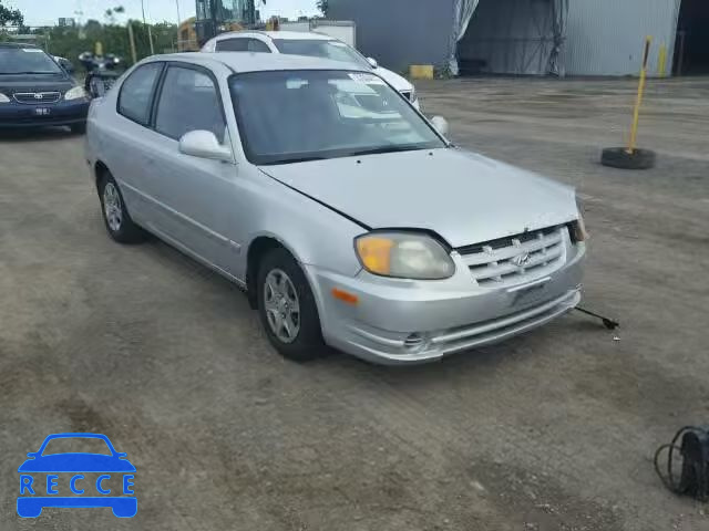 2003 HYUNDAI ACCENT BAS KMHCG35G33U259512 image 0