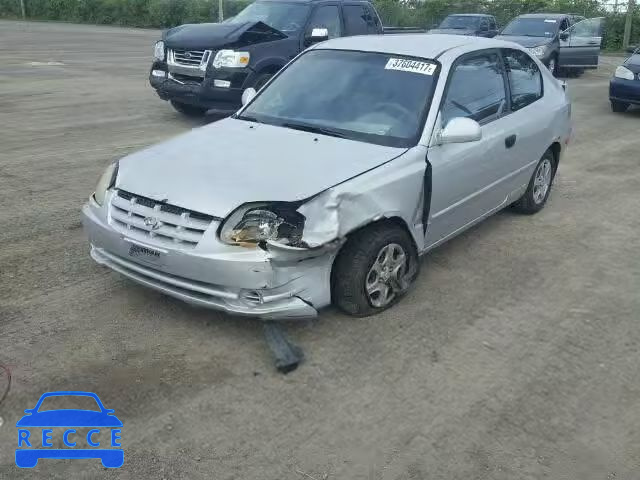 2003 HYUNDAI ACCENT BAS KMHCG35G33U259512 зображення 1