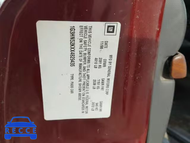 1999 OLDSMOBILE 88 BASE 1G3HN52KXX4829435 image 9
