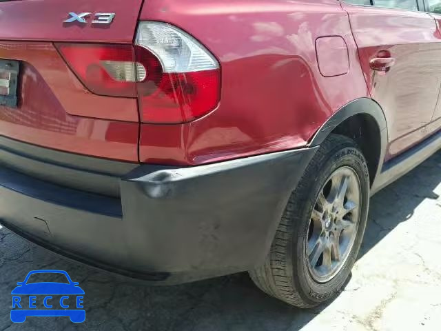 2004 BMW X3 2.5I WBXPA73454WB25071 зображення 8